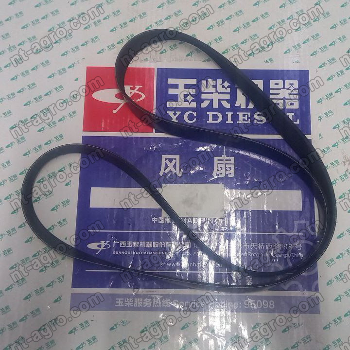 YC80-8PK-1645BG Клиновый ремень RS1604 (YC6J190-T301 (JY20TD)) Yuchai (Ючай)